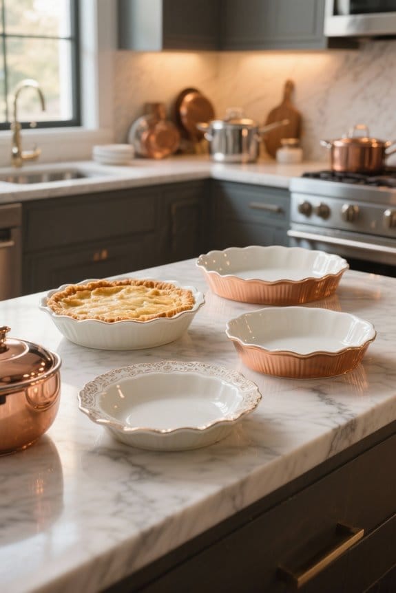 top porcelain pie dishes