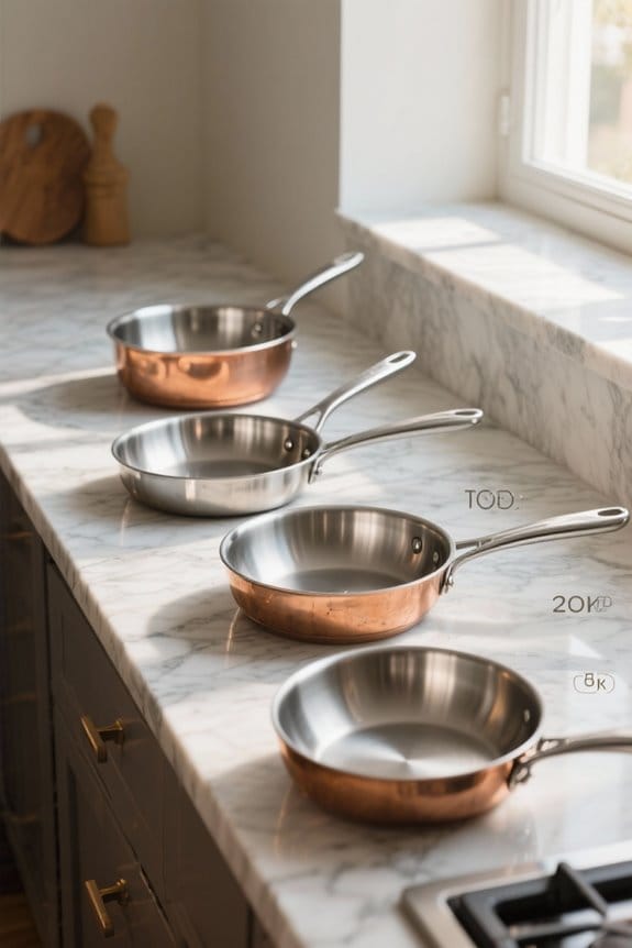 top stainless steel skillets