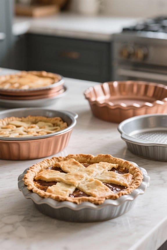 top stoneware pie dishes