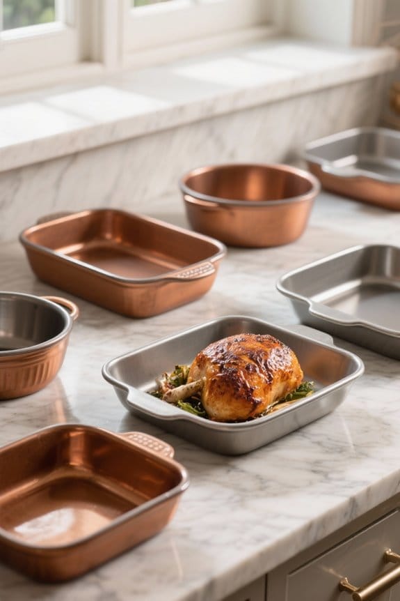 top stoneware roasting pans