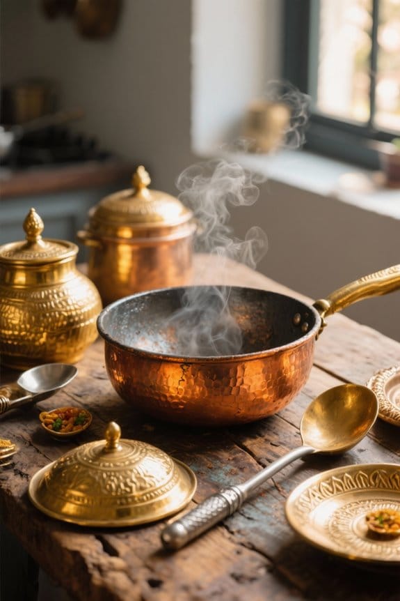 traditional indian cooking vessels