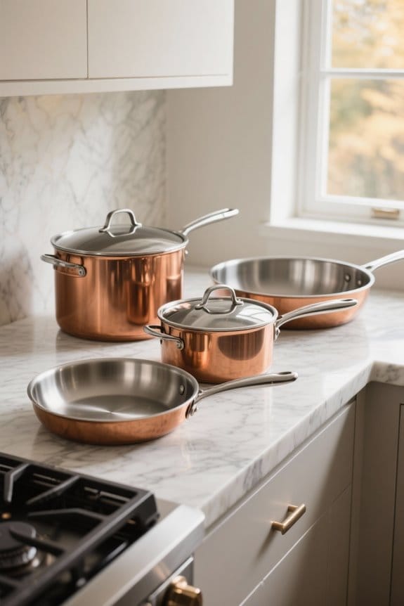 tri clad cookware heat distribution