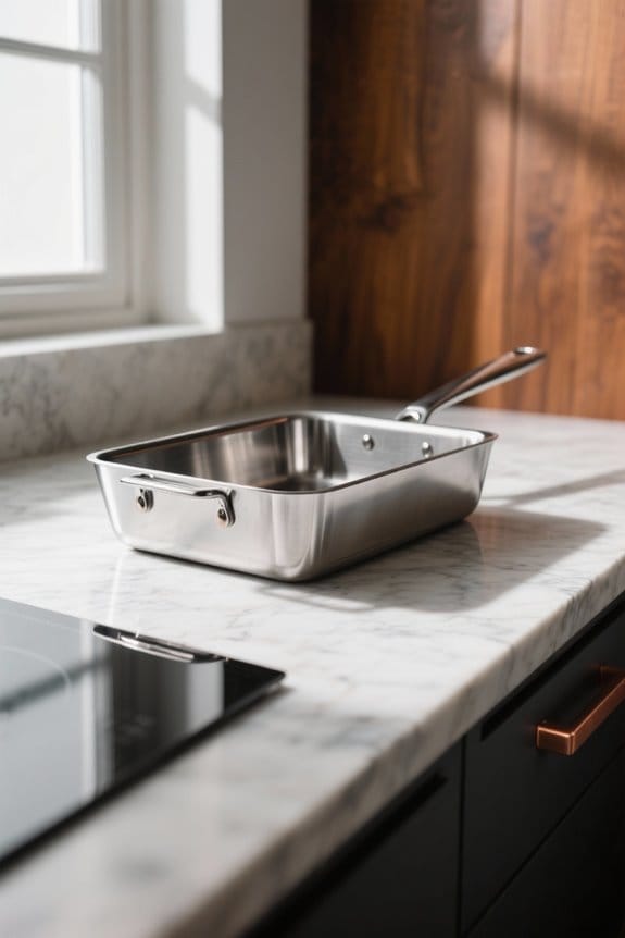 versatile straight sided cooking pans